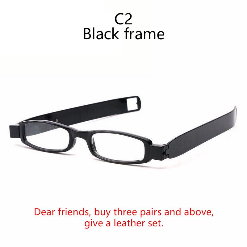 360 Rotary Magnet Portable Folding Magnetic Therapy Activated Presbyopic Glasses Hd Resin Men And Women Reading Plastic Eyewear