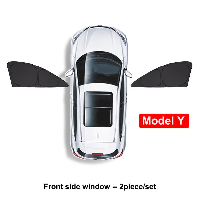 Side Window Sunshade for Tesla Model Y 2025 Privacy Front Rear Windshield Window Shield Screen Sun Visor Camping Sun Shade Cover