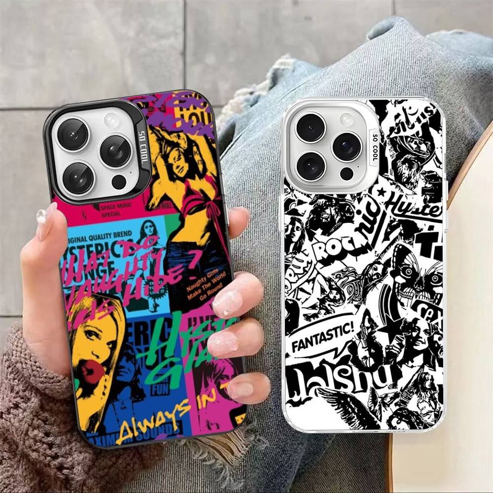 H-Hysteric G-Glamour Girl For IPhone 17 16 15 14 13 12 11 Pro Max Plus Matte Color Back Phone Cover