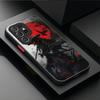 Matte Phone Case for Samsung Galaxy S26 Edge S25 S24 S23 Ultra S22 Pro S21 Plus FE A07 4G A17 A37 A57 Samurai Hannya Mask Ghost