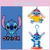 Adorável Lilo Stitch Boneco de Pelúcia Anime Pingente Brinquedo Chaveiro Para Fãs