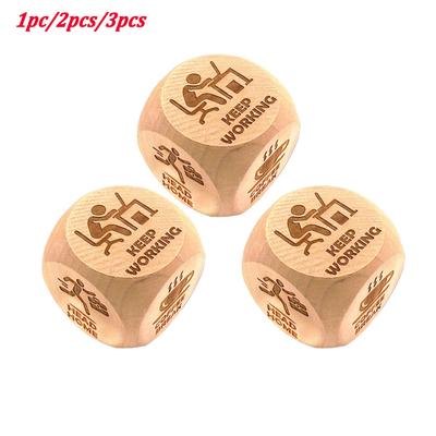 1pc/2pcs/3pcs Office Decision Dice,Team Building Dice, Funny Employee Appreciation Gifts for Boss Coworkers Colleagues Friends