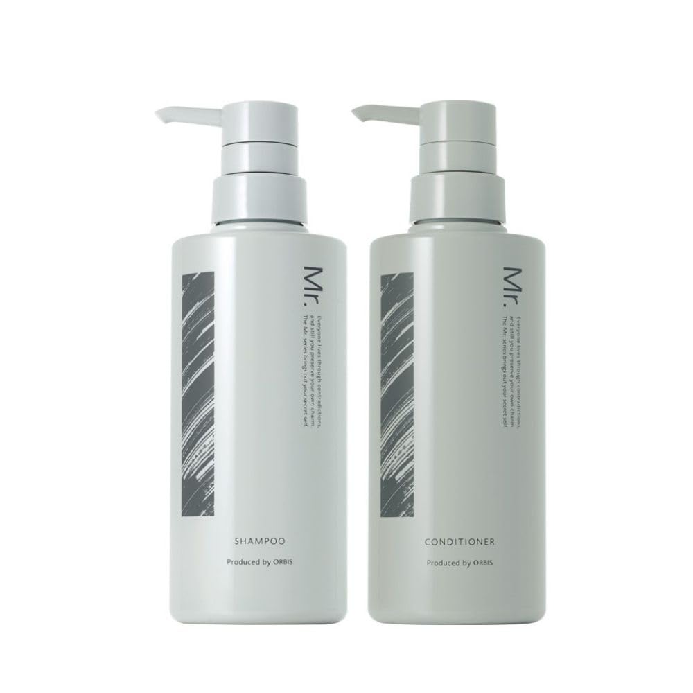Mr. ORBIS (Orbis Mr.) Mr. Hair Care Set (380ml each) Shampoo and Conditioner Set
