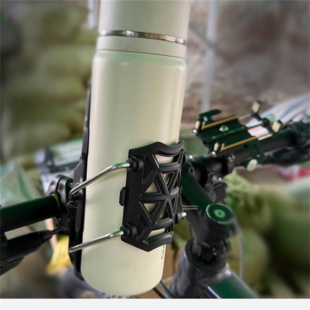 Adjustable Motorcycle & Bicycles Handlebar Drink Cup Holder Water Bottle Mount