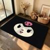 Kawaii K-Kuromi Cute Carpet Bathroom Anti-slip Mat Door Mat Home Decoration Mat Entrance Door Mat Scratch-resistant Door Mat