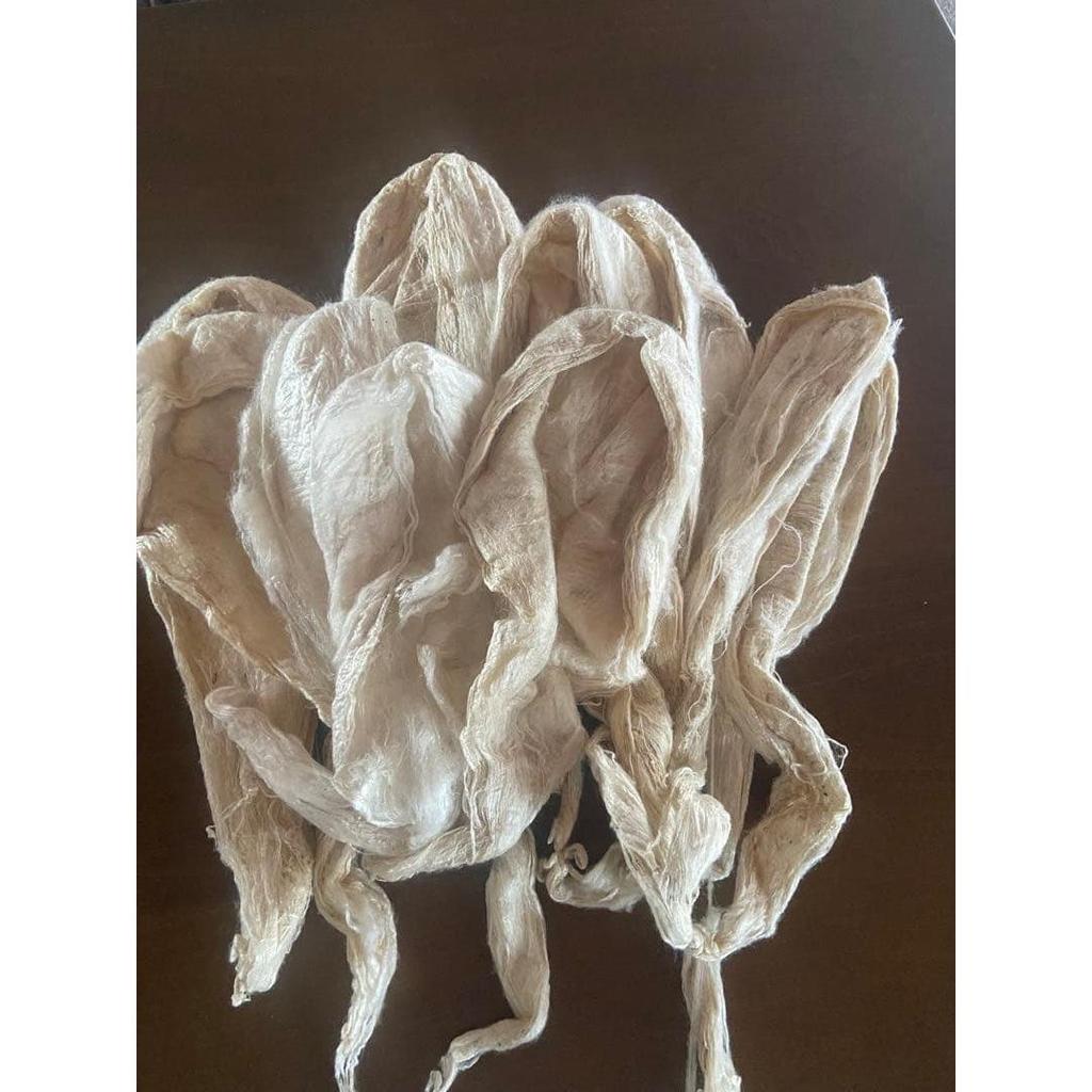 Used Natural material cocoon silk fiber for spinning