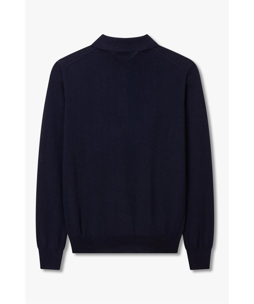 MAN ON THE BOON [Morgano] Polo Sweater_Navy 4715313901