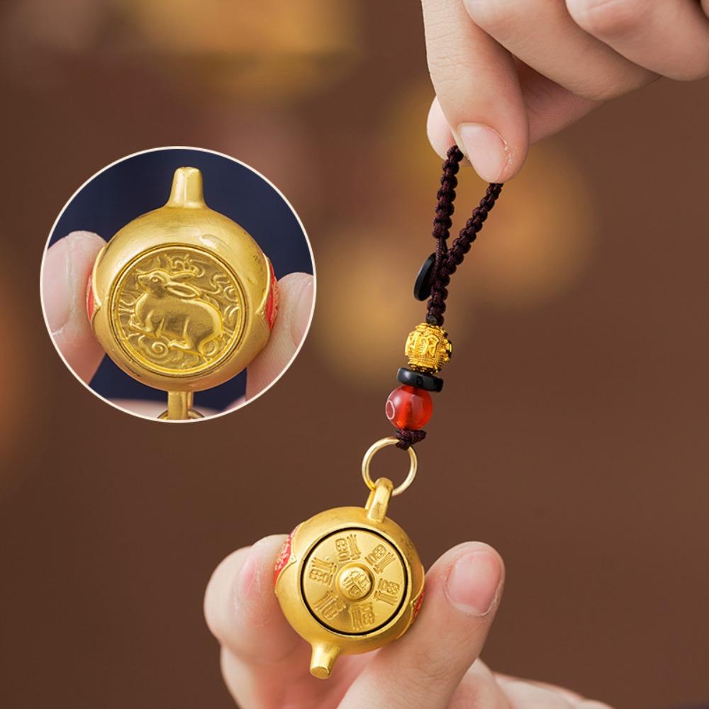 Animals Zodiac Keychain Zinc Zinc Zinc Alloy Car Key Chain Creative Lucky Pendant  Men