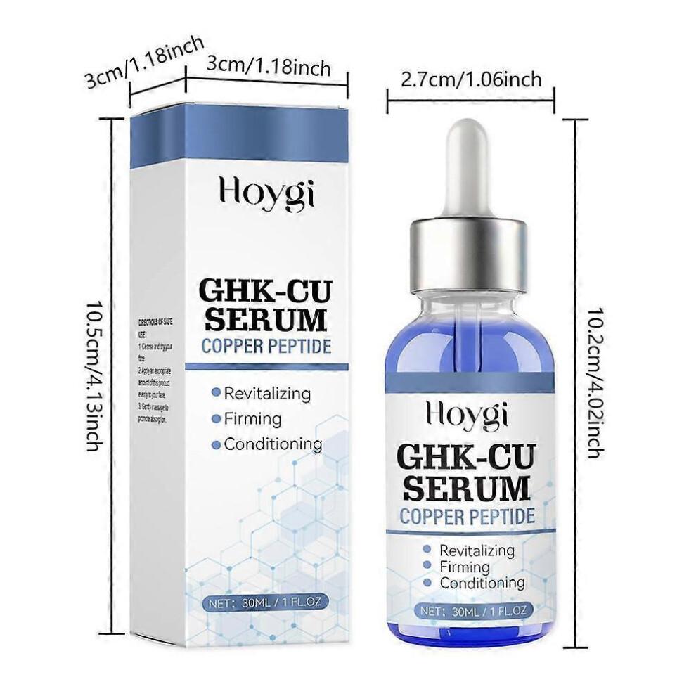 Siero al Peptide di Rame GHK-CU - Anti-Età, Rassodante, 30ml, Riparazione Viso