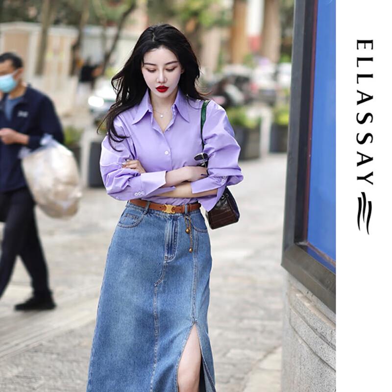 ELLASSAY Women's Crisp Cotton Feel Shirt EWB343C00600
