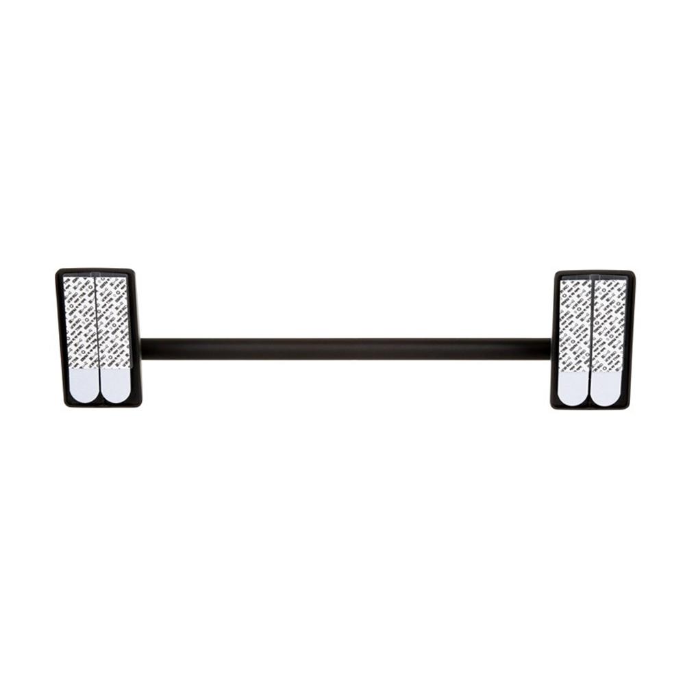 BATH42-MB Command Bathroom Hand Towel Bar Matte Black