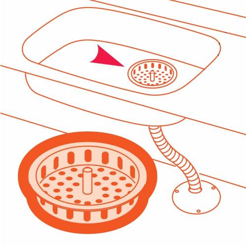 Sanei PH62F-2-L Stainless Steel Sink Garbage Catch, 85mm Diameter