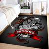 Skull Wings Engine Power carpet Suitable for all seasons printing Protective pad Office chair cushion Fashion