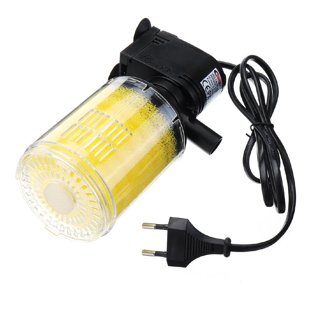 EU Plug Aquarium Filter Fish Tank Filter 3 in 1 For Aquarium Air Pump Aquarium Internal Filter New Aquarium Pump
