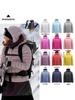 Multicolor Windproof Hooded Winter Jacket - Warm, Lightweight, Waterproof, Ribbed Cotton Coat