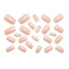 Moonlight White Detachable Fake Nails - Fashionable Nail Stickers and Wearable Tips