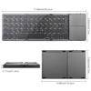 Wireless Folding Keyboard Bluetooth Keyboard With Touchpad For Windows, Android, IOS,Phone,Multi-Function Button Mini Keyboard