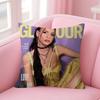 Singer Nina C-Chuba Double-Sided Printed Pillow Cover Short Plush Suitable Living Rooms Bedrooms Sofas Throw Cushion Cover