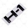 H-1 labeling suitable for modern Huiyi H1 rear word label tailgate logo body H English labeling three-dimensional modification
