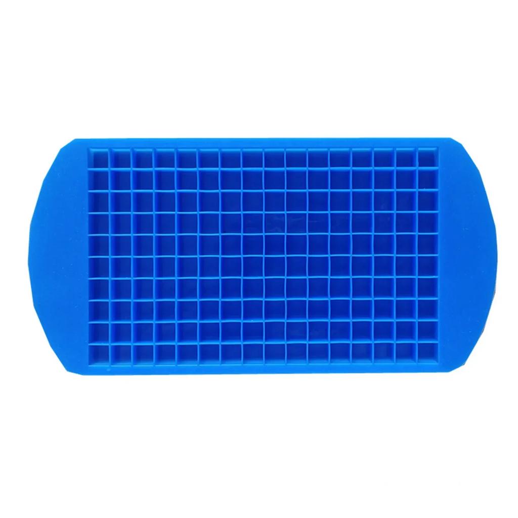 Silicone Mini Ice Cube Trays Small 1cm Stackable Easy Release 160 Crushed Ice Cube Molds Tiny Crushed Ice Cubes Maker Mold