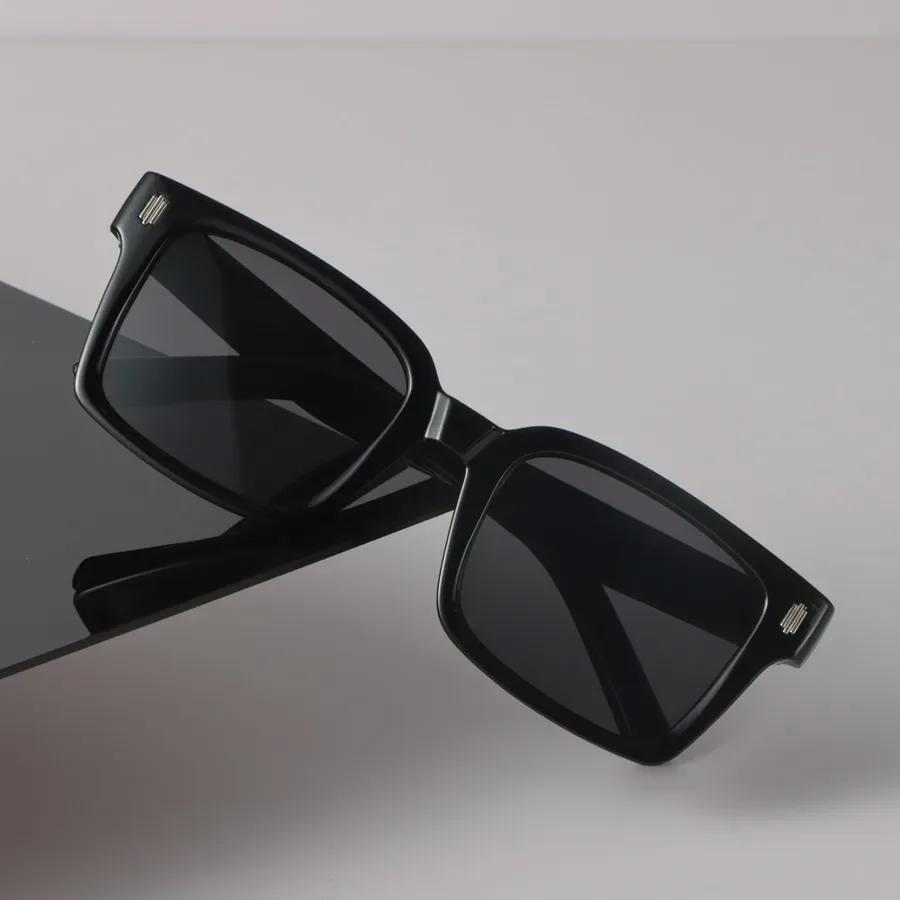 Designové čtvercové sluneční brýle Dámské Pánské Vintage Černé Sluneční brýle Módní Osobnost Brýle Zrcadlová čočka Sexy Značka