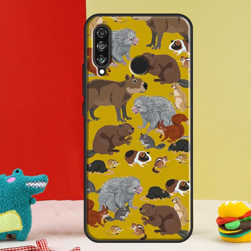 Mouse Rat For Huawei Nova Y91 Y90 Y60 Y70 Y72 Y61 9 10 SE 12i 12s 11i 5T P60 Pro P20 P30 P40 Lite Case