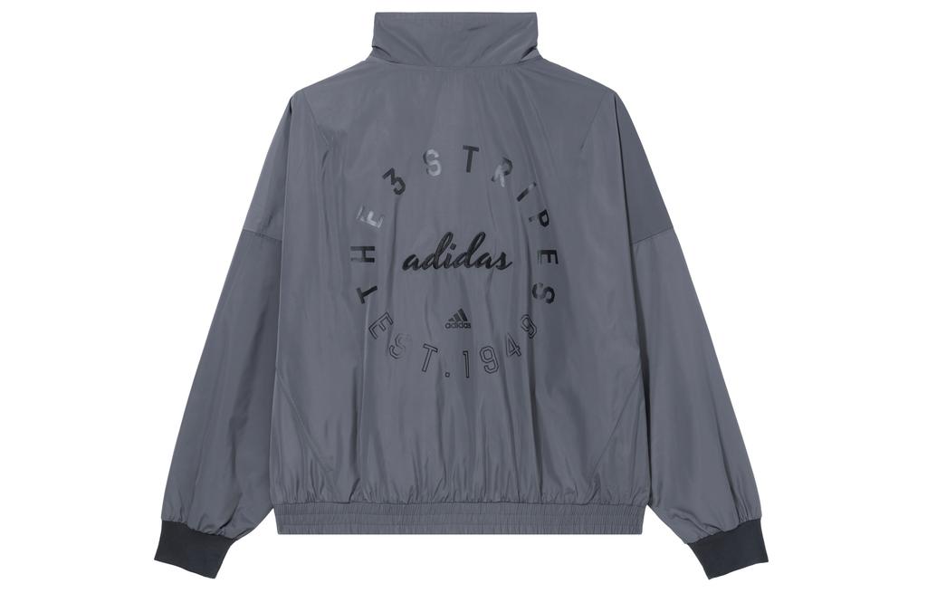 Adidas Jackets Women's Gray Stand Collar Moderate Other HZ7039
