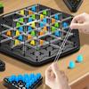 Gummiband Dreieck Schach Tischspiel Logisches Denken Dreieck Puzzle Spielzeug Heimspiel