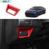 Bright Red Car Headlight Button Frame Cover Trim For Honda Accord 10th 2018-