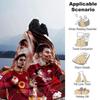 Roma Football Star Collage Print Flannel Fleece Blanket Soccer Sports Soft Warm Throw Blanket Sofa Couch Bedroom Home Decor Fan Gift