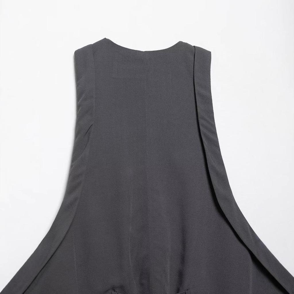 2025 Spring Women's European & American Fashion Bow Vest Top