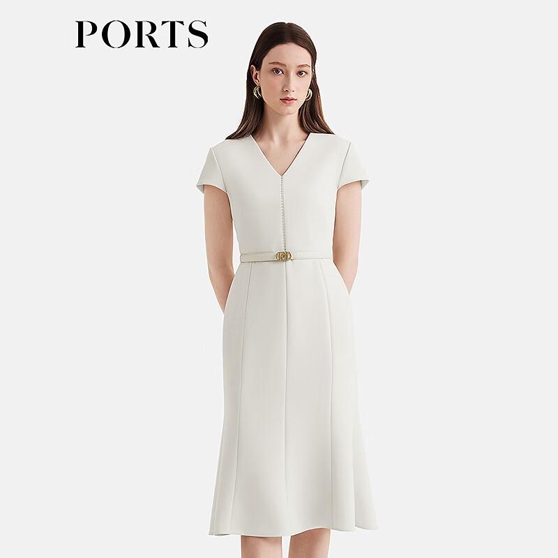 PORTS Women's Belted Midi Dress