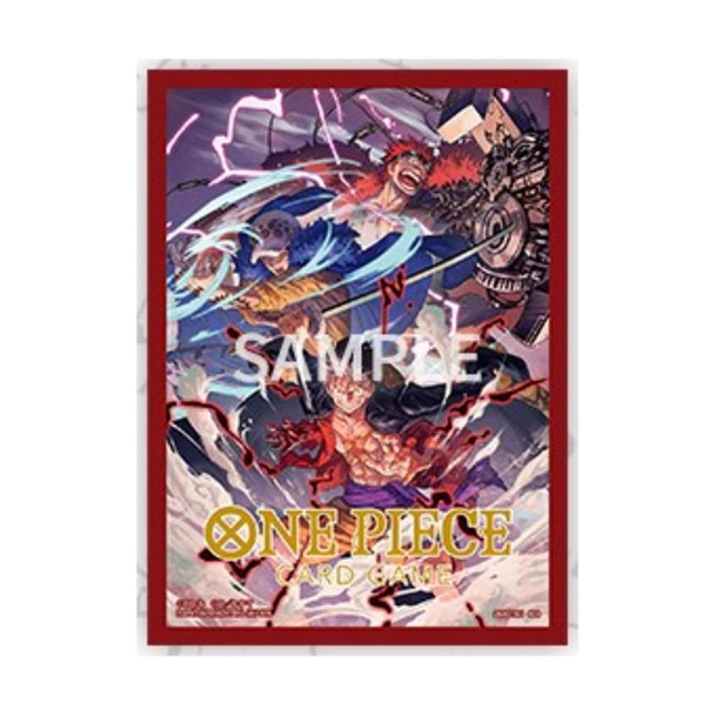 Официальный ассортимент карточной игры One Piece 4 3 протектора для карт капитана - (Упаковка 70 штук)