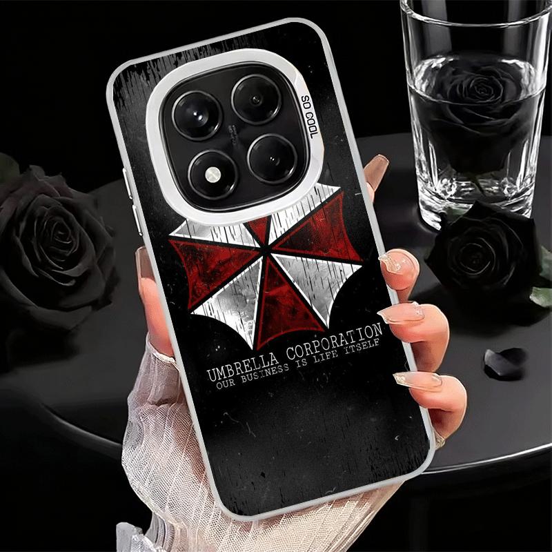 R-Resident-Evil Spiel Weiche Handyhülle für Xiaomi Redmi Note 13 14 15 Pro Plus 12S 12 11S 11 11T 10S 10 Stoßfeste Hülle Rückseite