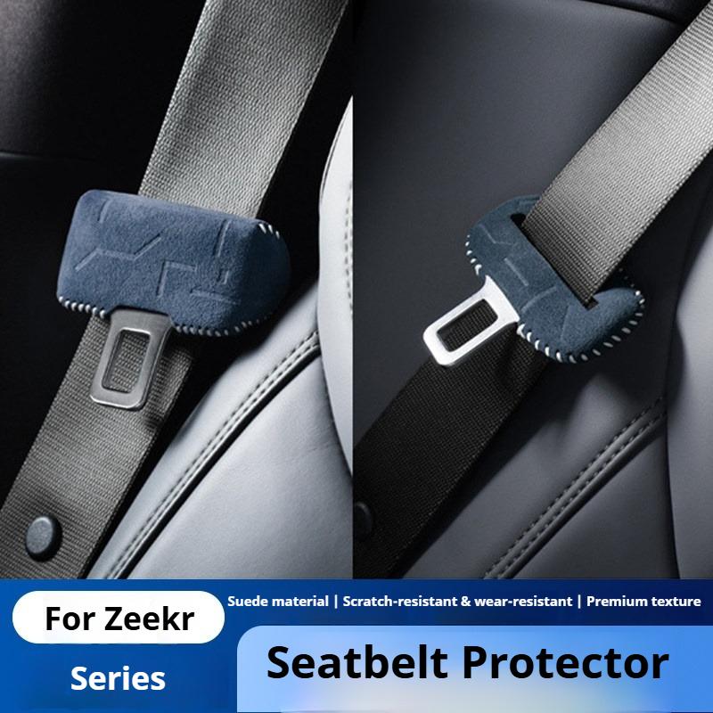 For ZEEKR 001 007 009 ZEEKR X 7X 9X Car Seat Belt Buckle Protective Cover Safety Belt Collision Prevention Car Modification