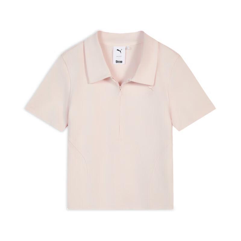 PUMA Women s Casual Short Sleeve Polo Shirt L
