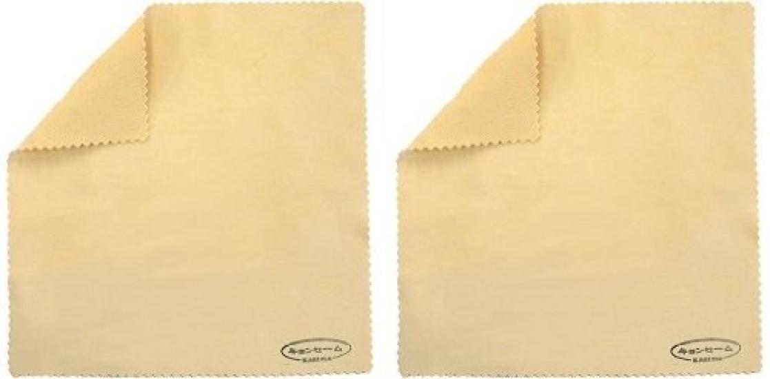 

Set of 2 KASUGA Chamois 20cm x 20cm Cloths,