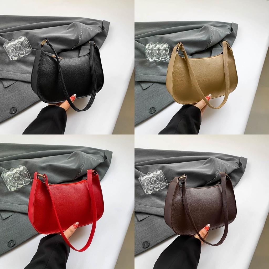 Trendy New Moon Bag Stylish Retro Handbag Perfect For Everyday Use In Multiple Colors