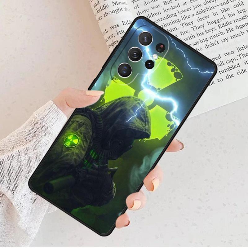 Nuclear Radiation Emblem Phone Case For Samsung Galaxy S25 S23 S30 S8 S21 S20 FE S24 S22 Note 10 20 S8 Plus lite Ultra