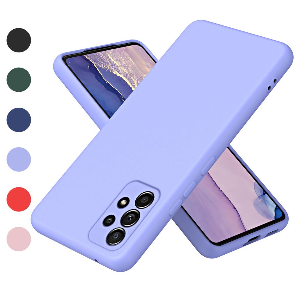 Luxury Liquid Silicone Case For Samsung Galaxy A52 A52S A72 A12 A22 A32 A42 4G 5G Fundas Shockproof Cute Phone Cover Cases