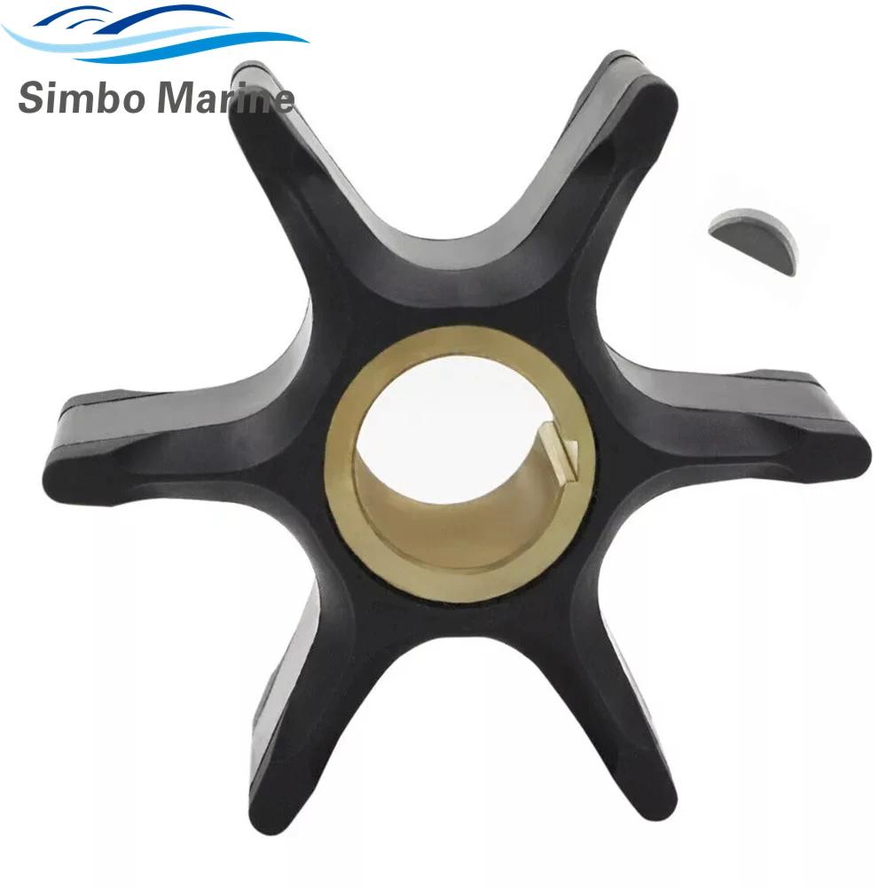 Outboard Water Pump Impeller With Key For Johnson Evinrude OMC Engine 85 115 135 140 175 200 235HP 385528 389642 777212 18-3043