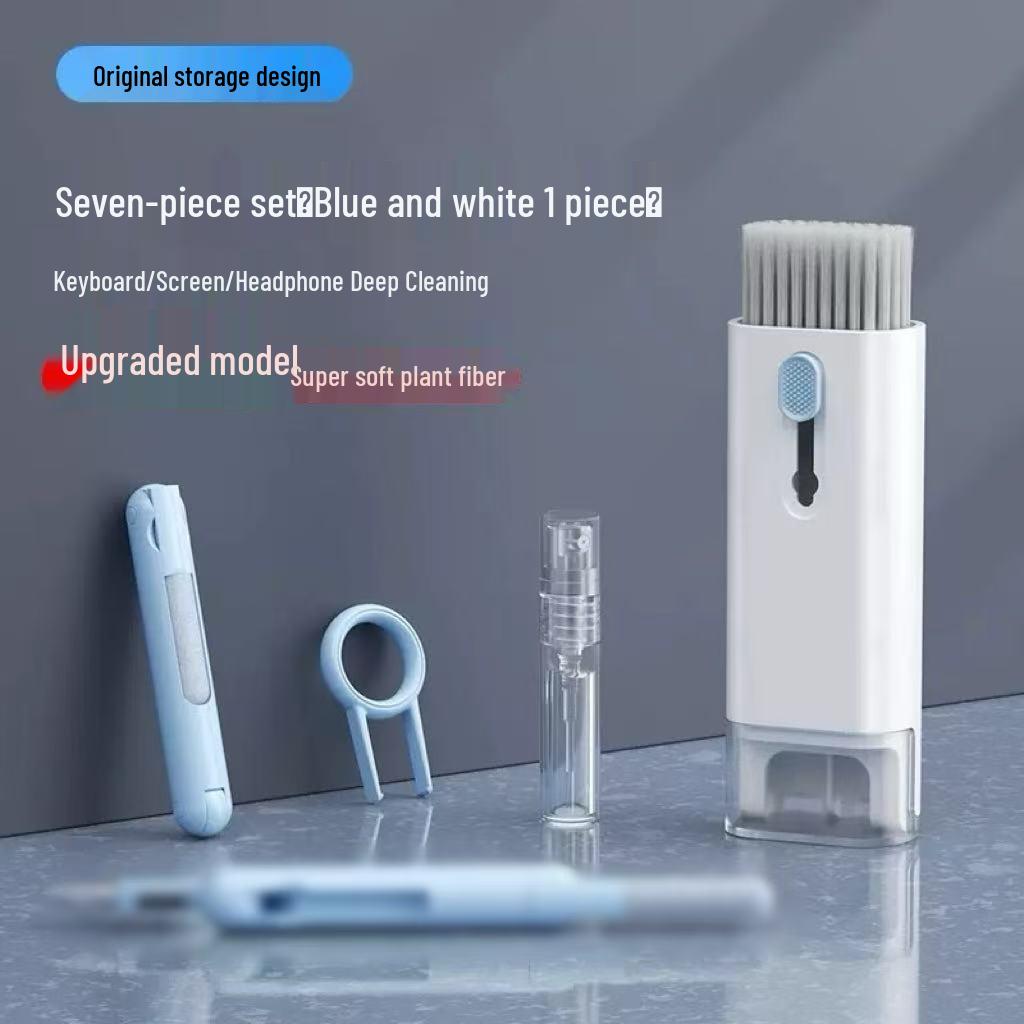 7-in-1 Multi-Tool: Keyboard & Screen Cleaning Kit with Bluetooth Headset Cleaner