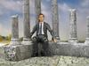 In Three Diorama Temple Pillar for Miniature Ruins Background Scale Compatible Good Directions Figures, Display, 1/12 (Pillar D)