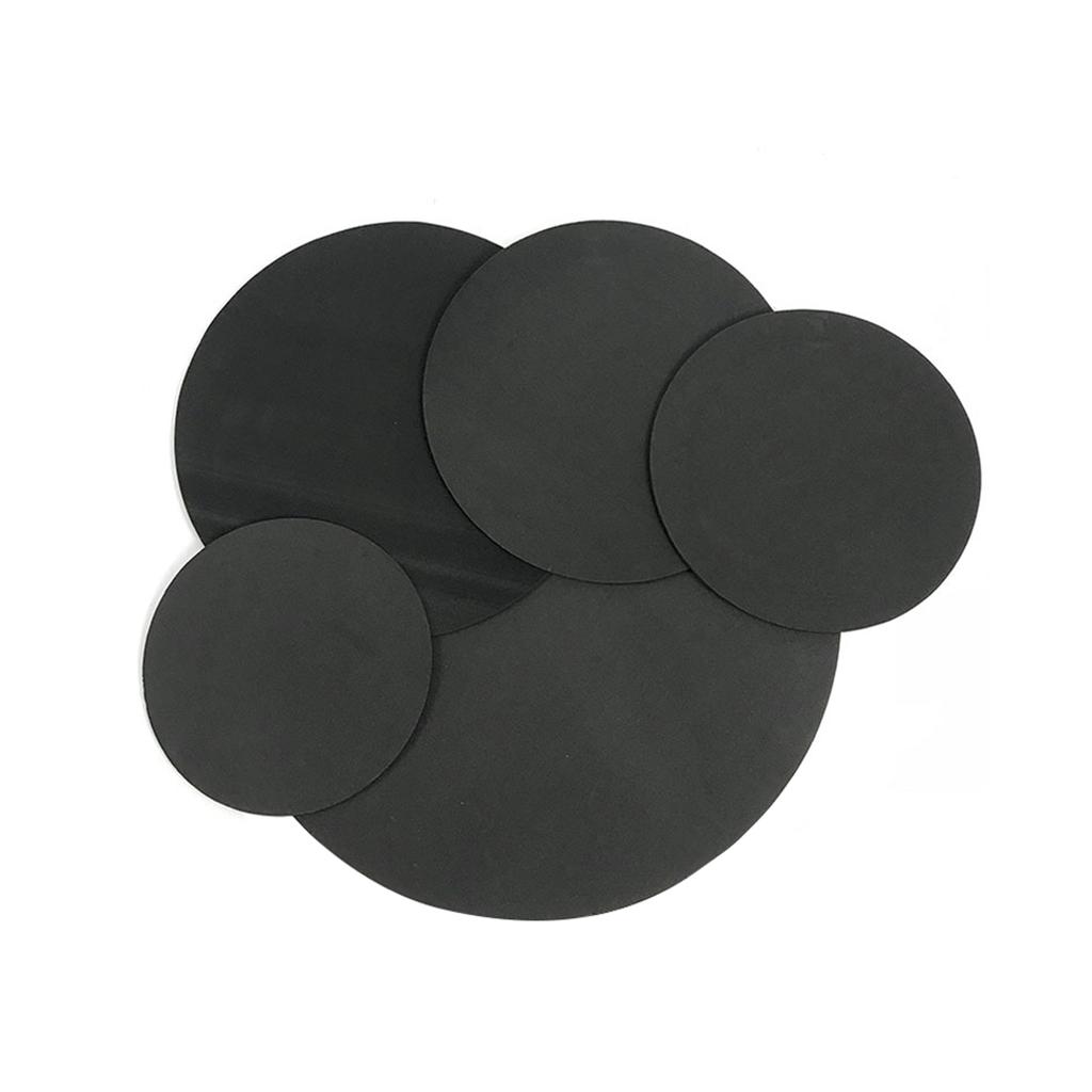 8 Piece Drum Set Silencer Practice Mute Pads Mutes for 5 Drums & 3 Cymbals