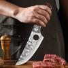 Stainless Steel Meat Fish Fruit Knife Professional Butcher Cleaver Boning Knife Forged Kitchen Chef Knife with Cover