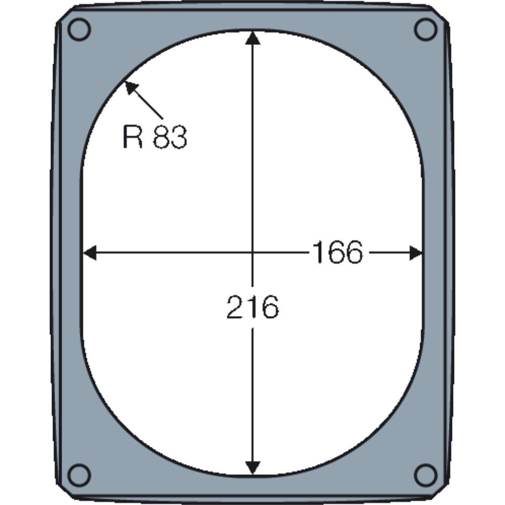 Puszka Ip66 Ip67 255X205X112Mm Bez Zacisków Czarna Poliwęglan Gładka