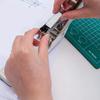 1pc Multi-functional 360-degree Rotating Labor-saving Stapler White Business Office Supplies - Can Bind 25 Sheets Of Paper At A Time