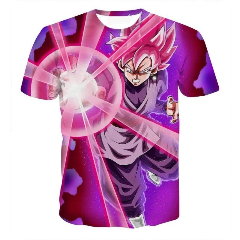 Japanese Anime Dragon Ball Z Summer 3d Print Goku Vegeta Fusion Saiyan Gogeta Colorful T-Shirt Kids Adults Cosplay Tops Clothing