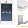 4Pcs Punch-Free Wall Mount Hook 304 Stainless Steel Kitchen Bathroom Home Hanging Hook