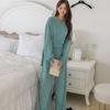 New ArrivalS Open Run Women S looSe Fit Fall Homewear Solid Long Sleeve pantS